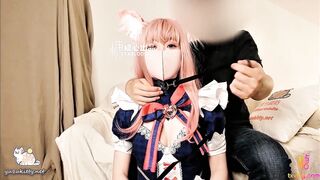 【极品网红美少女】超人气网红【柚子猫】妲己篇-主人请尽情享用妲己 内射中出超嫩蜜汁美穴！