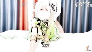 白虎美穴小萝莉【小欣奈】纳西妲被主人爸爸操的骚叫不停，干净白嫩白虎蝴蝶美逼要被撑破 4K原版