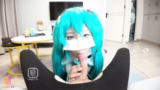 [糖心Vlog] 兄妹乱伦1 初音未来唤醒服务 足交玩弄口爆吞精 深插妹妹蜜穴内射 - 明纱悠子
