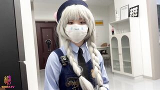 [糖心Vlog] 兔子警官现世人类世界 三小时女友体验 蜜穴满足宅男欲望 无套插穴 - 嫩小兔