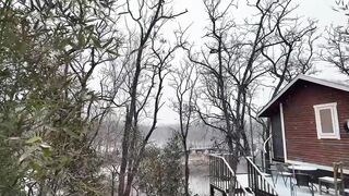首次雪地户外主题片 雪地温泉①