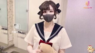 [糖心Vlog] 夜袭计划 jk穴妹的肉棒掠夺企划 - 鸡教练