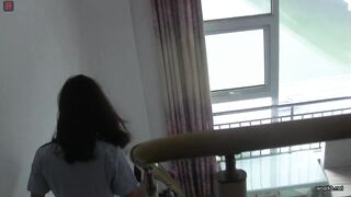 青妍早期定拍剧情片，神奇的手表和女保安，正片上集：女保安入户调查惨遭坏大叔宝